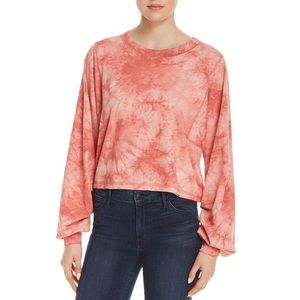 HONEY PUNCH | Tie Dye Cropped Long Sleeve Top